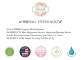 "Dragon's Blood" - Mineral Eyeshadow